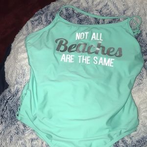 One piece bathing suit